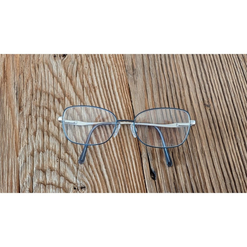 Charmant Aristar AR30805 Silver Blue Metal Eyeglasses Frames 52-16-140 Academia